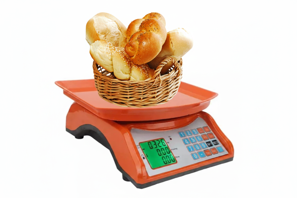 Balanza Digital Comercial 40kg color Naranja