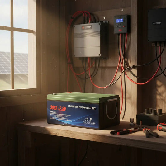 Batería LiFePO4 300Ah 12.8V con BMS | 6.000 Ciclos | Litio Ferrofosfato