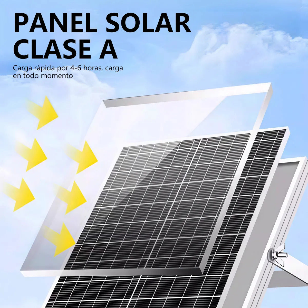 Lámpara LED Plafón Solar 200W Luz Blanca Fría Interior/Exterior