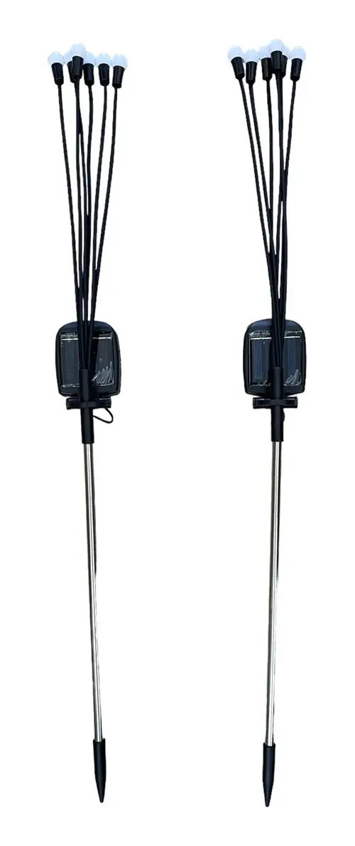 Luces LED Solares Luciérnagas para Jardín y Terraza – Pack 2 Unidades