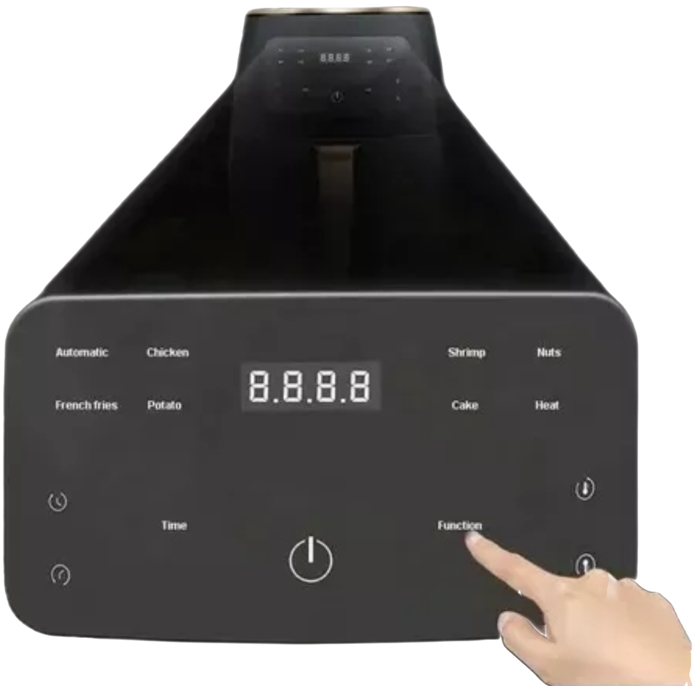 Air Fryer 6 Litros Sin Aceite con Pantalla Táctil LCD y 6 Modos de Cocción