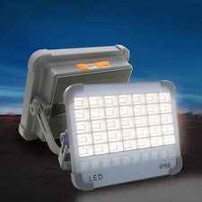 Foco Solar LED 150W Portátil con Batería Auxiliar 6000mAh y Modo SOS