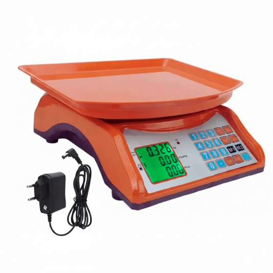 Balanza Digital Comercial 40kg color Naranja