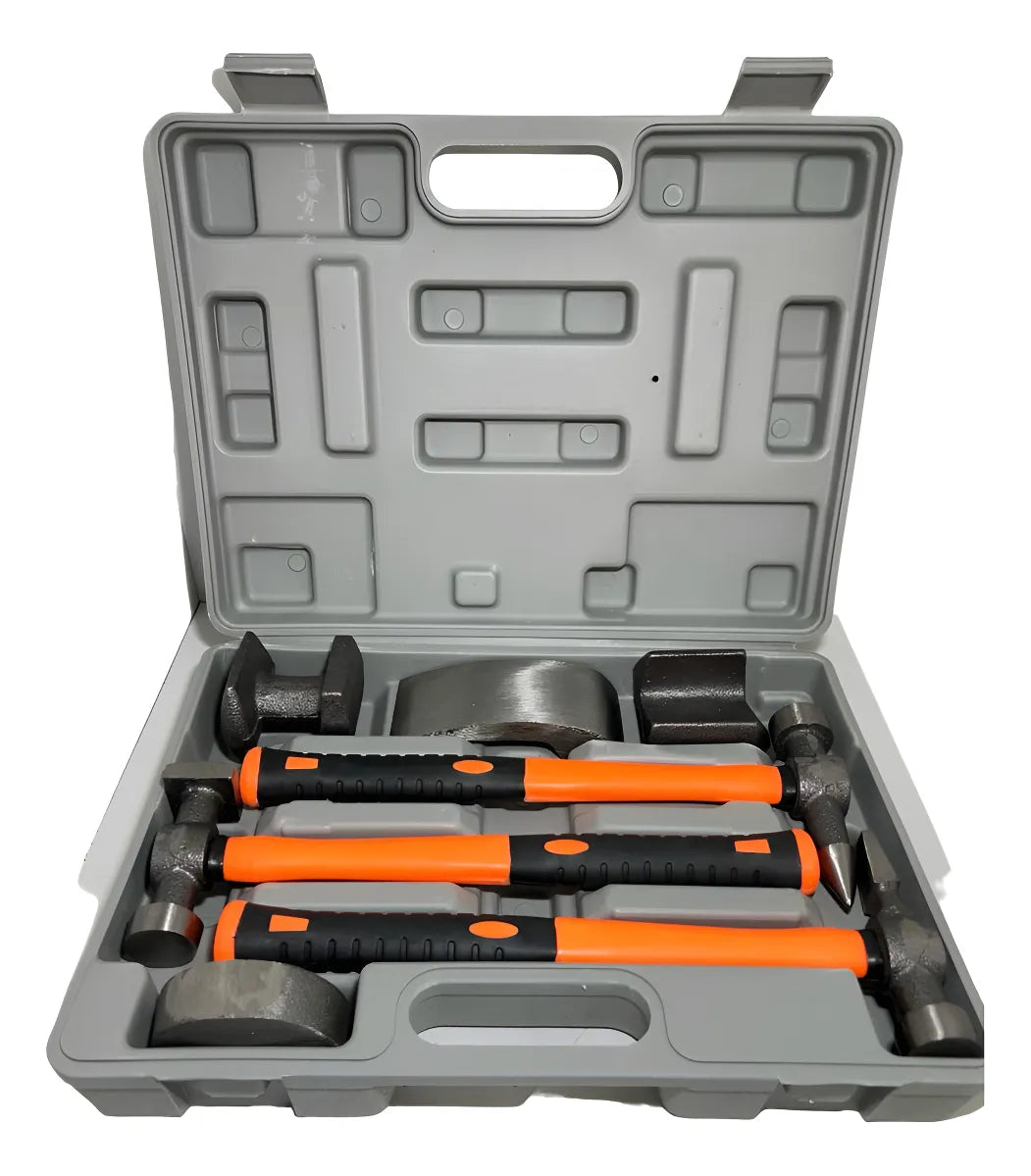 Kit Martillos Desabolladores 7 Piezas con Maleta