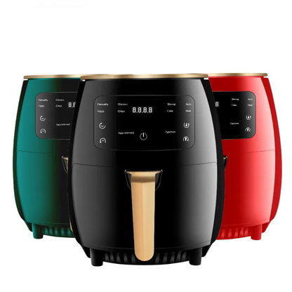 Air Fryer 6 Litros Sin Aceite con Pantalla Táctil LCD y 6 Modos de Cocción