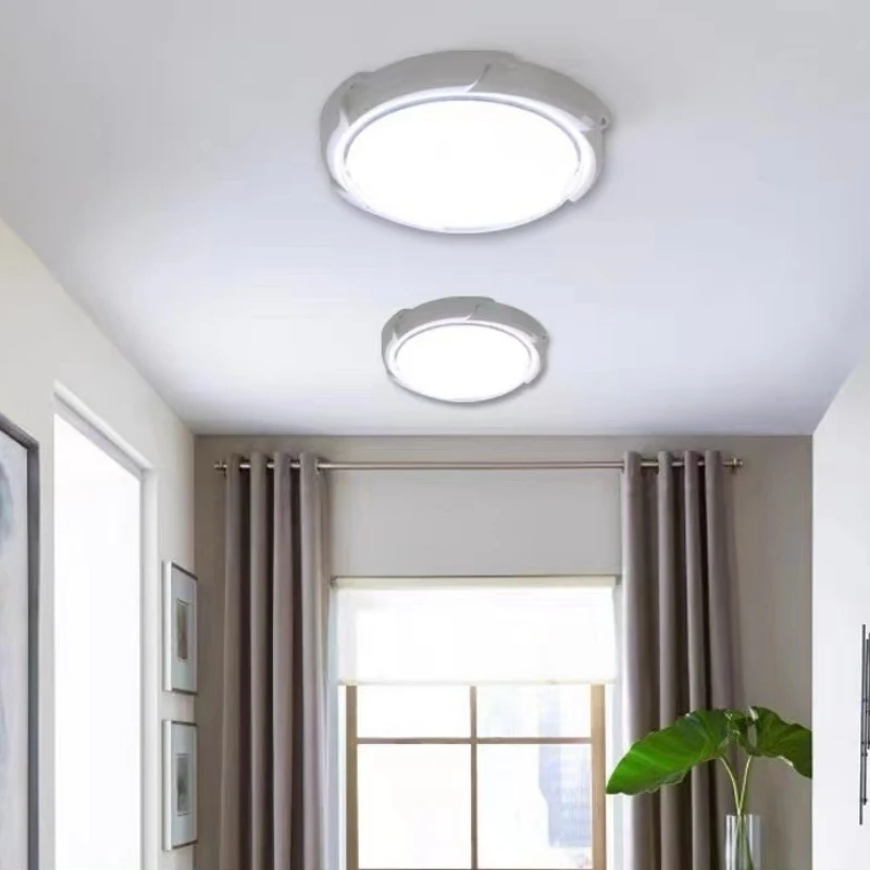 Lámpara LED Plafón Solar 1500W Luz Dual 3500K+7500K – Panel Solar + Control Remoto