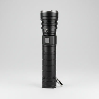 Linterna Led Grande Potente Zoom Ajustable + Power Bank