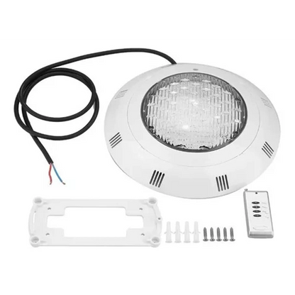 Foco LED Subacuático Piscina RGB 24W Mando Multicolor IP68