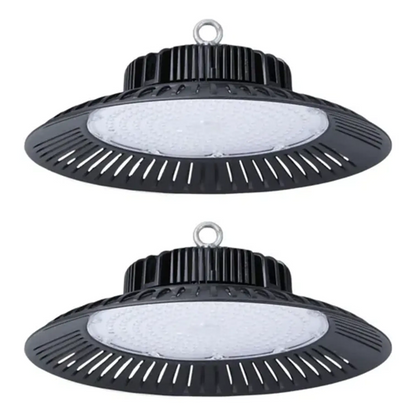 Pack 6 Campanas UFO LED 200W Industrial IP65 | Bodega Galpón