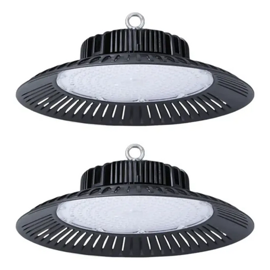 Pack 6 Campanas UFO LED 200W Industrial IP65 | Bodega Galpón