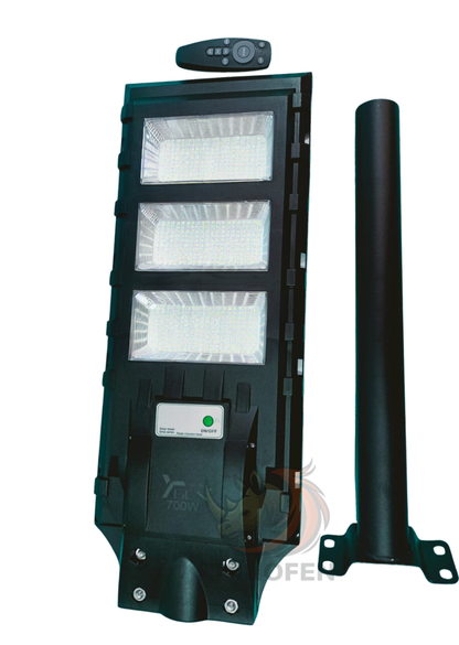 Foco Solar 700w Led Calidad + Soporte + Control Ip65
