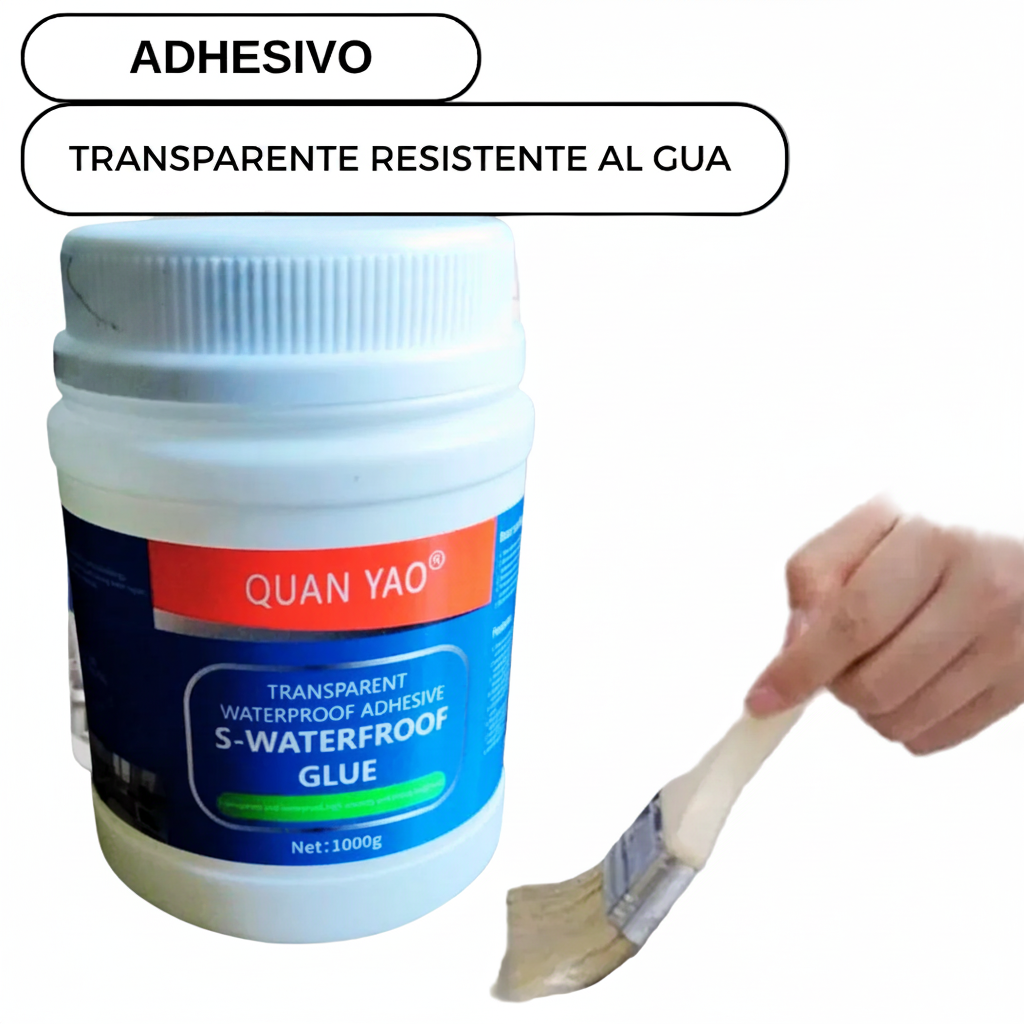 Sellador Silicona Impermeable Transparente 1 Kg – Tapa Goteras Interior y Exterior