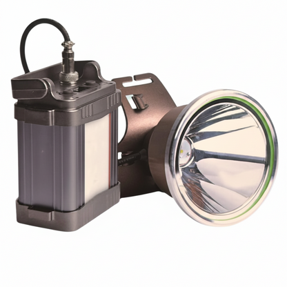 Linterna Minera LED 1000W – Foco Largo Alcance para Camping y Caza