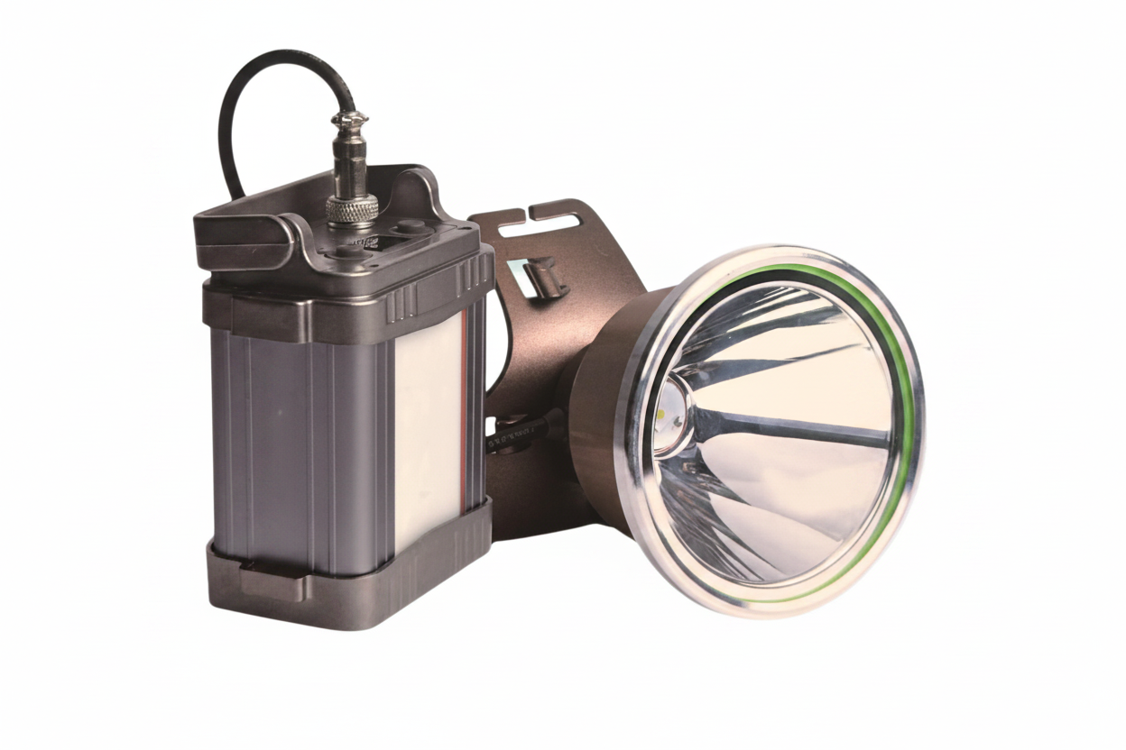Linterna Minera LED 1000W – Foco Largo Alcance para Camping y Caza