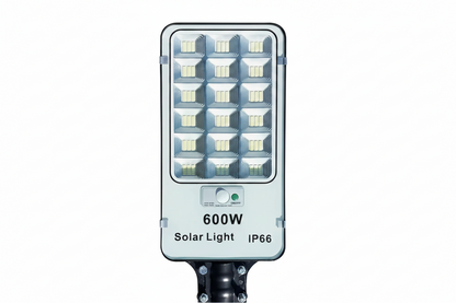 Foco LED Solar 600W IP66 con Sensor de Movimiento, Control Remoto y Soporte