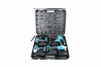 Kit 4 Herramientas Inalámbricas Brushless con 2 Baterías y Cargador