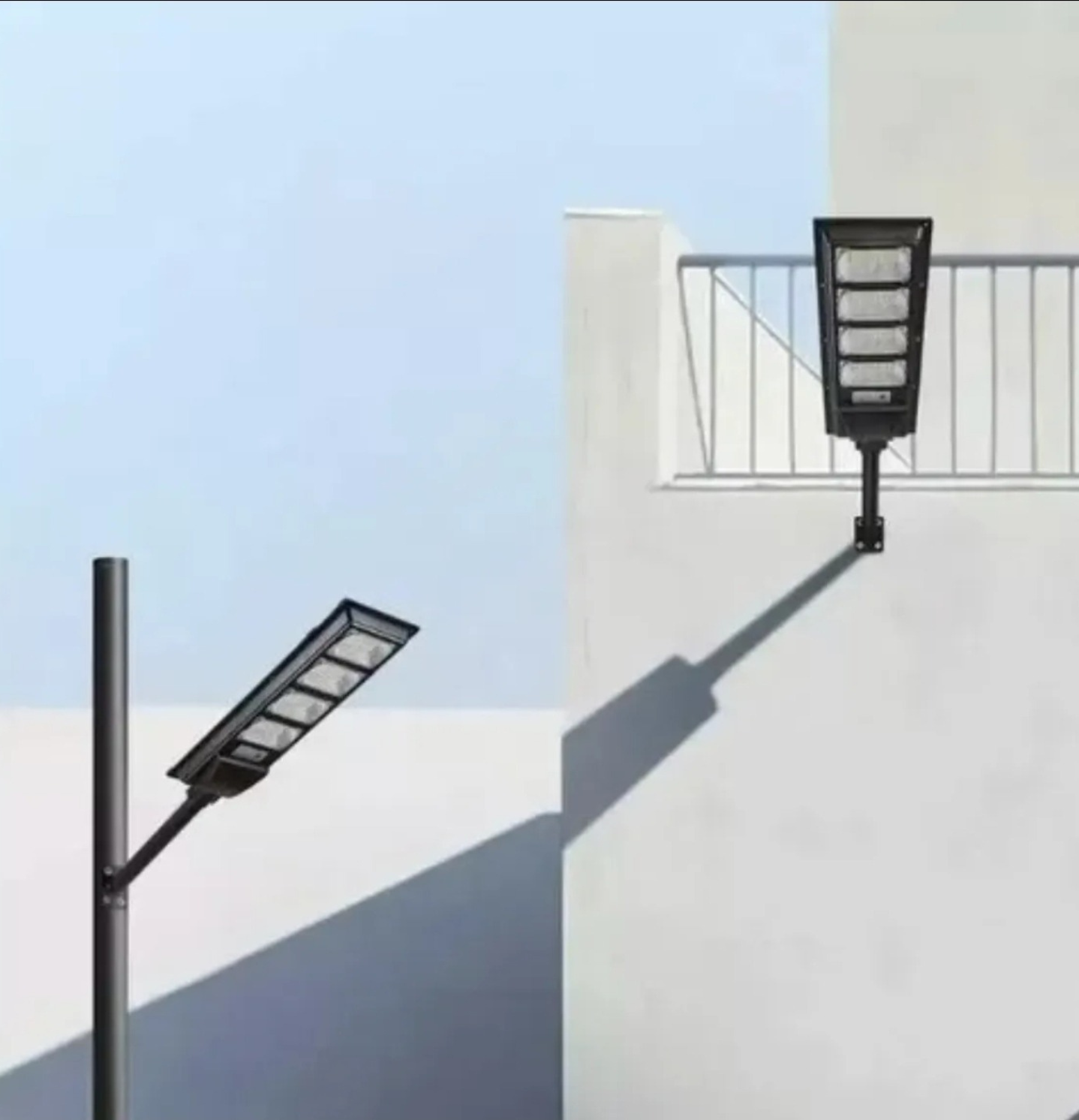 Pack 4 Foco Solar 1000W Led Calidad + Soporte + Control Remoto Ip65