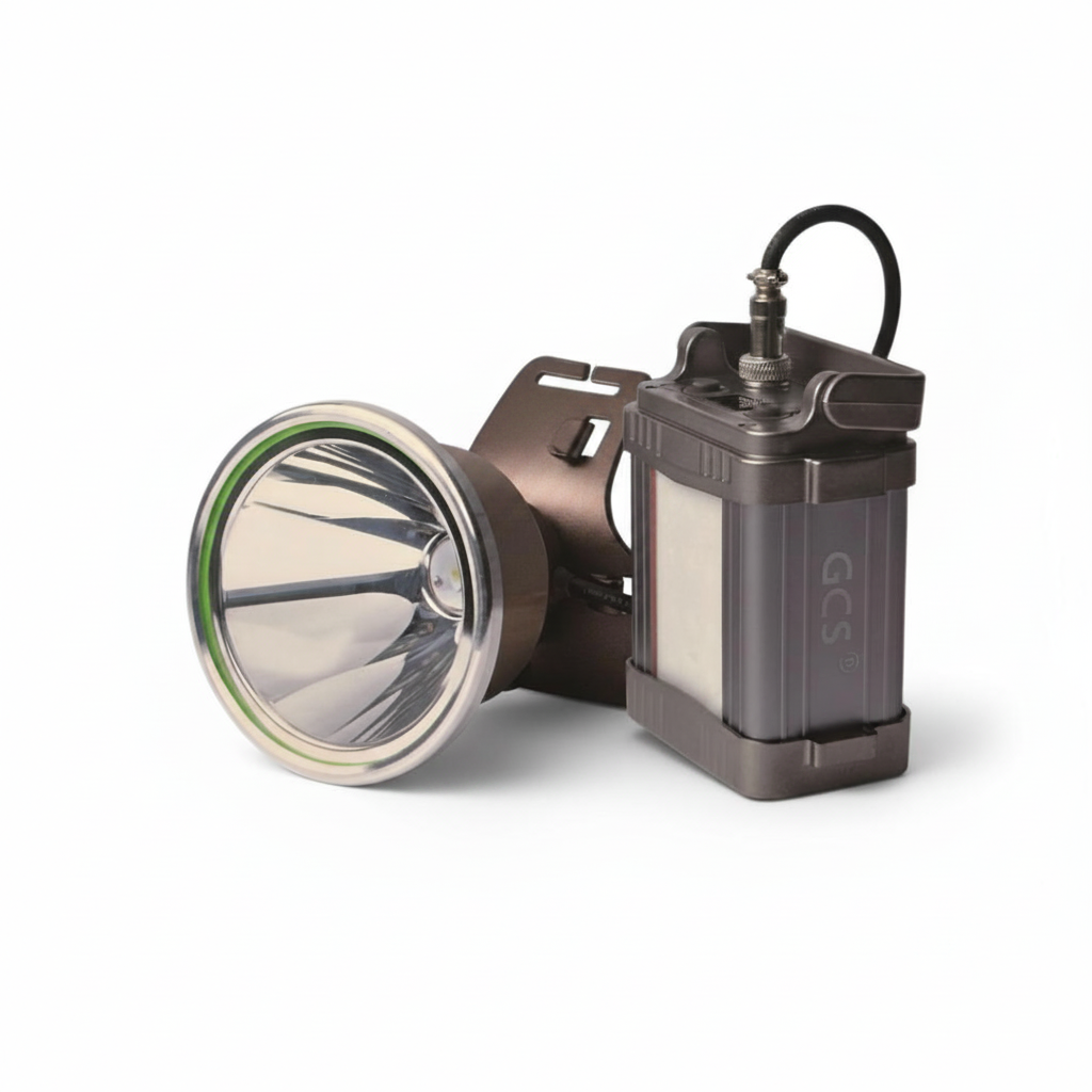 Linterna Minera LED 1500W – Largo Alcance 800m para Camping y Caza