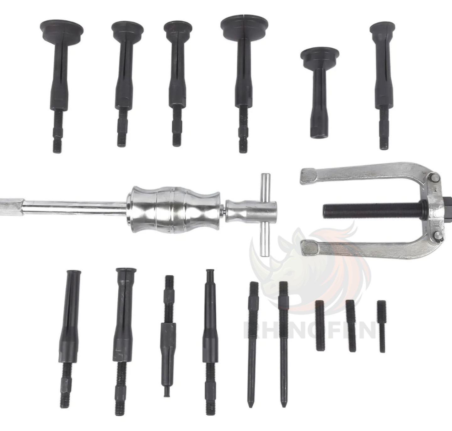 Kit Extractor de Rodamientos Internos 16 Piezas con Maletín Acero Alta Resistencia