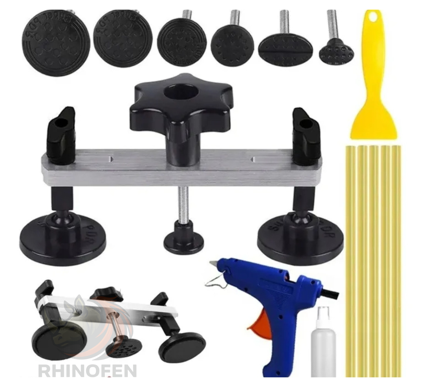 Kit Desabollador Ventosa Reparación Golpes Abolladuras Autos