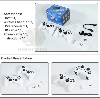 Consola HDMI Retro HD con 2 Mandos Inalámbricos