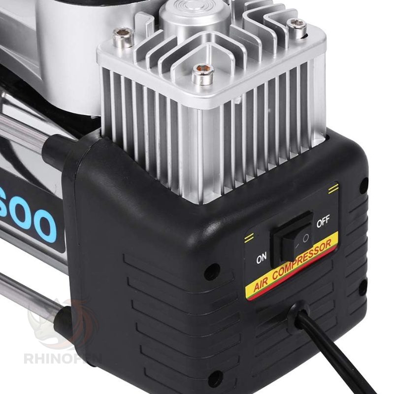 Compresor de Aire para Auto 12V Doble Cilindro
