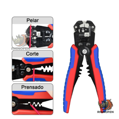 Kit Crimpado Virolas 5 en 1 con Pelacables y 1.200 Terminales AWG10-24