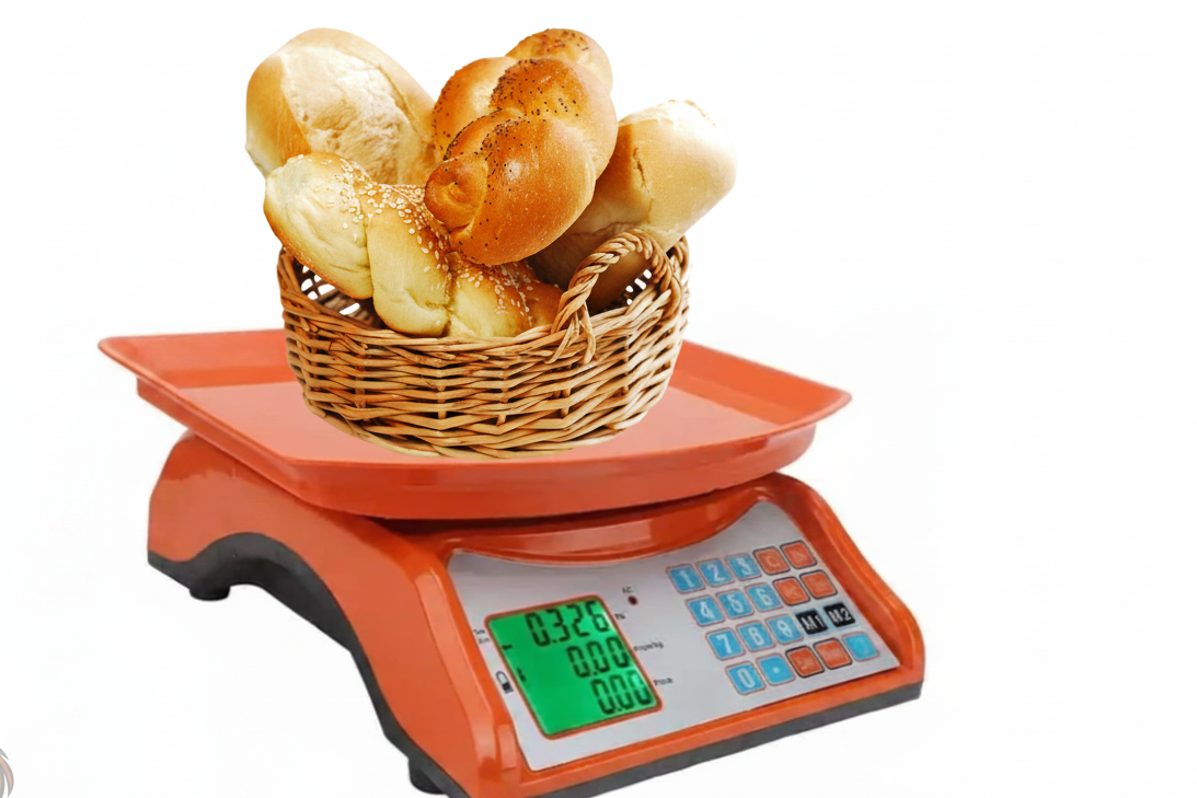 Balanza Digital Comercial 40kg color Naranja