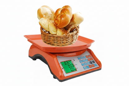 Balanza Digital Comercial 40kg color Naranja
