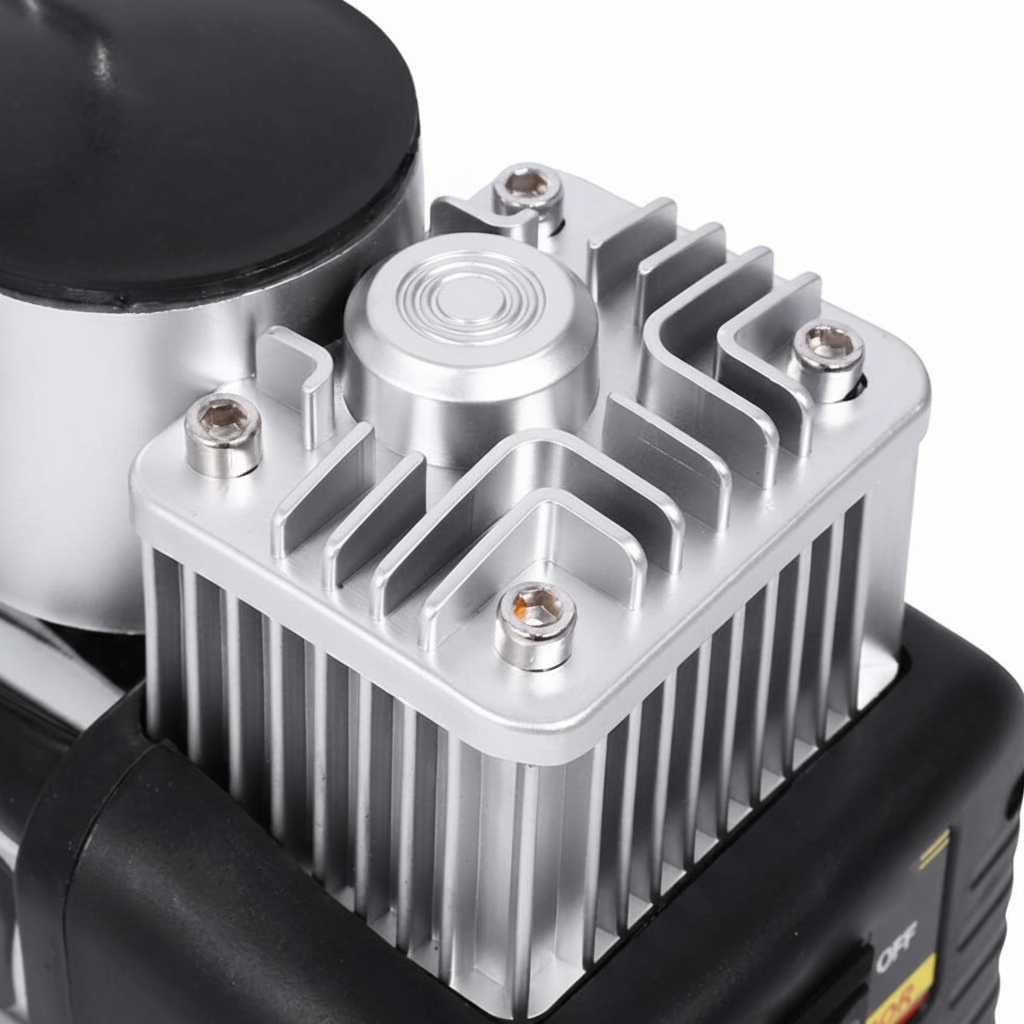 Compresor de Aire para Auto 12V Doble Cilindro