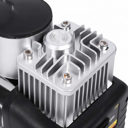 Compresor de Aire para Auto 12V Doble Cilindro