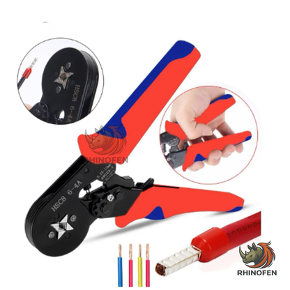Kit Crimpado Virolas 5 en 1 con Pelacables y 1.200 Terminales AWG10-24