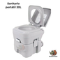 Sanitario Portátil de 20 Litros |  sanitario Químico para Camping