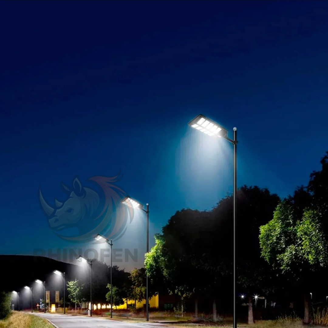 Pack 2 Foco Led Solar 1200w con Control Remoto y Base