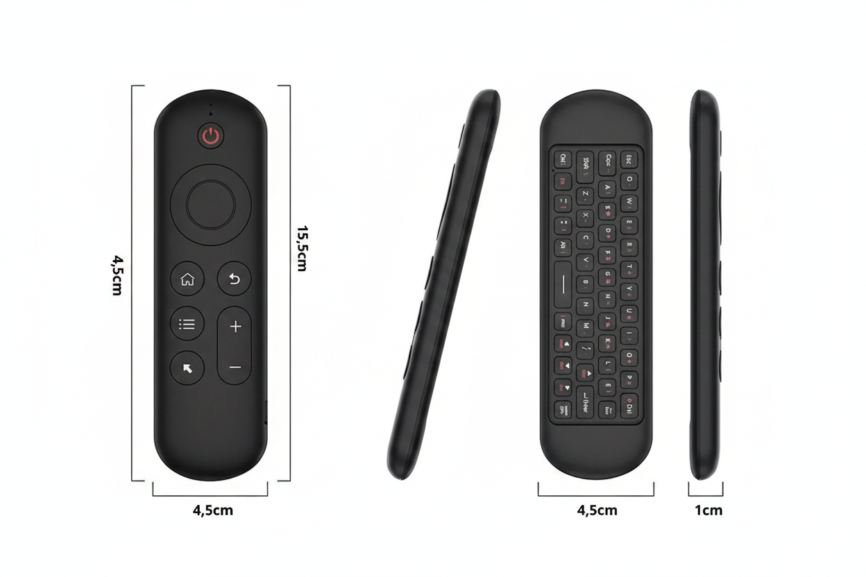 Air Mouse Control Remoto Inalámbrico Recargable USB Bluetooth