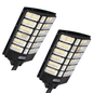 Pack 2 Foco Led Solar 1200w con Control Remoto y Base