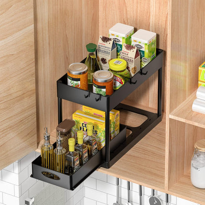 Estante Organizador de 2 Niveles para Baño o Cocina
