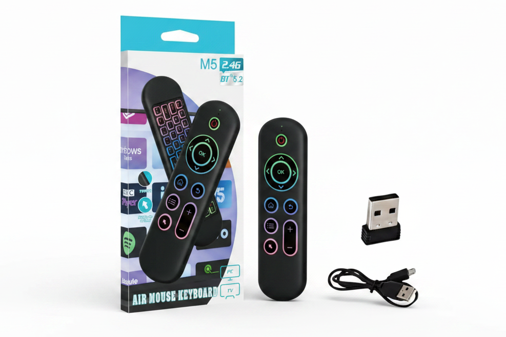 Air Mouse Control Remoto Inalámbrico Recargable USB Bluetooth