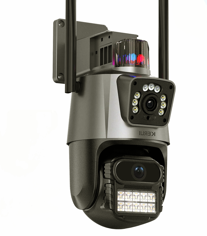 Smart Cámara Dual Baliza Wifi Alarma APP Yoosee