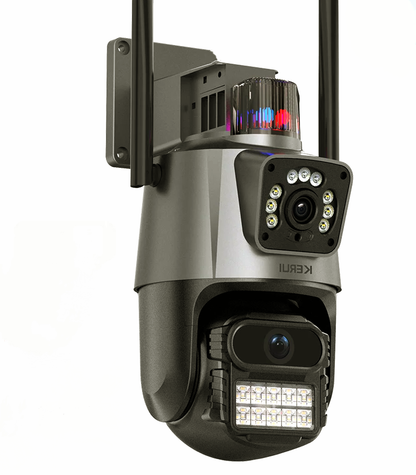 Smart Cámara Dual Baliza Wifi Alarma APP Yoosee