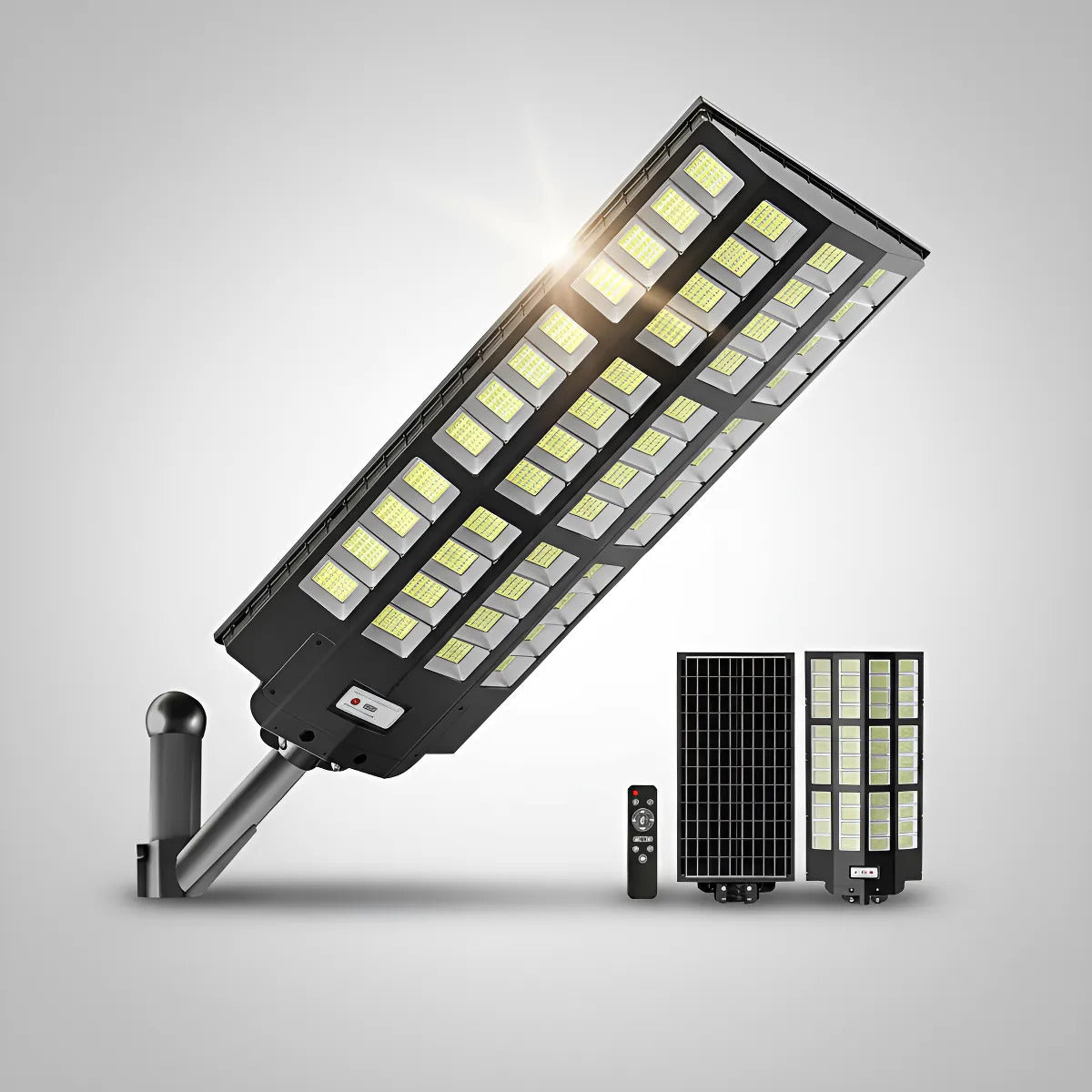 Foco Led Solar Gigante 10000w Potente + Control + Soporte