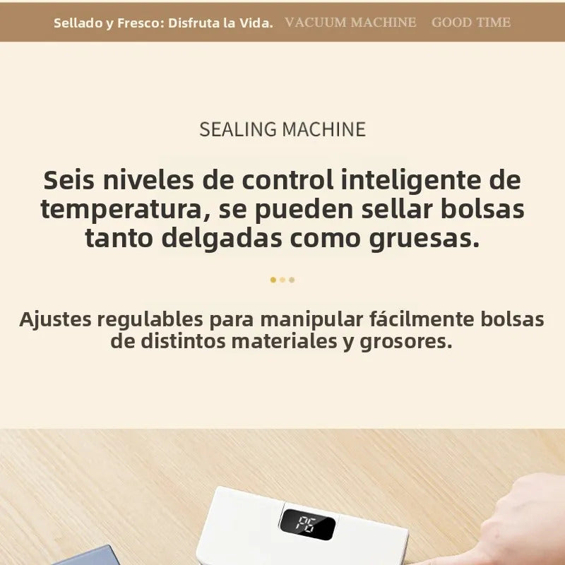 Selladora Manual Portátil para Bolsas – Café, Snacks y más