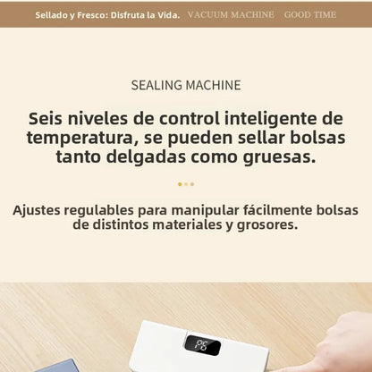 Selladora Manual Portátil para Bolsas – Café, Snacks y más