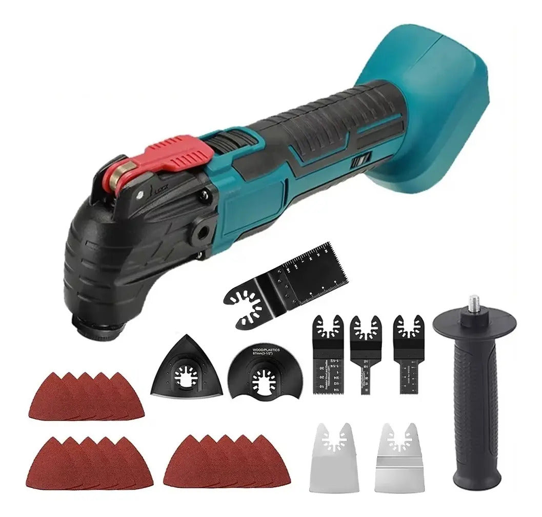 Herramienta Oscilante Multifunción 21V Inalámbrica – 170W con Accesorios Incluidos