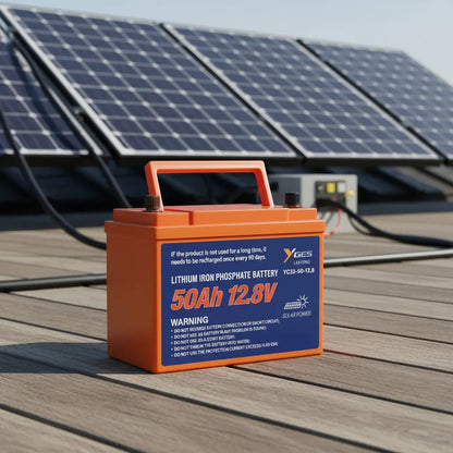 Batería LiFePO4 12V 50Ah con BMS – 6000 Ciclos para Energía Solar y Off-Grid