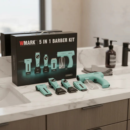 Cortadora de Cabello Profesional Wmark NG-8837 Kit 5 en 1