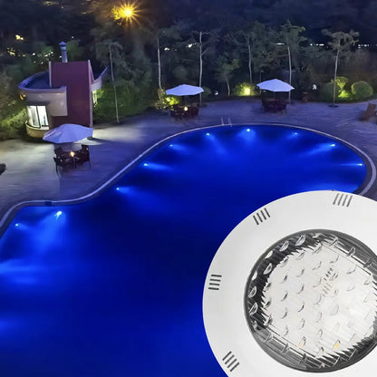 Foco Led Para Piscina Con 7 Luces De Colores 12w Colores Rgb Sumergible Con Control Remoto Ip68