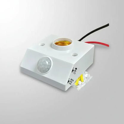 Pack 2 Soquetes Sensor Movimiento 360° Encendido Automatico