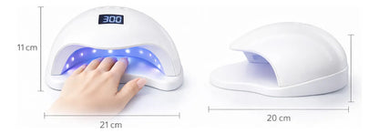 Lámpara Secadora de Uñas LED UV 48W – Manicure Profesional