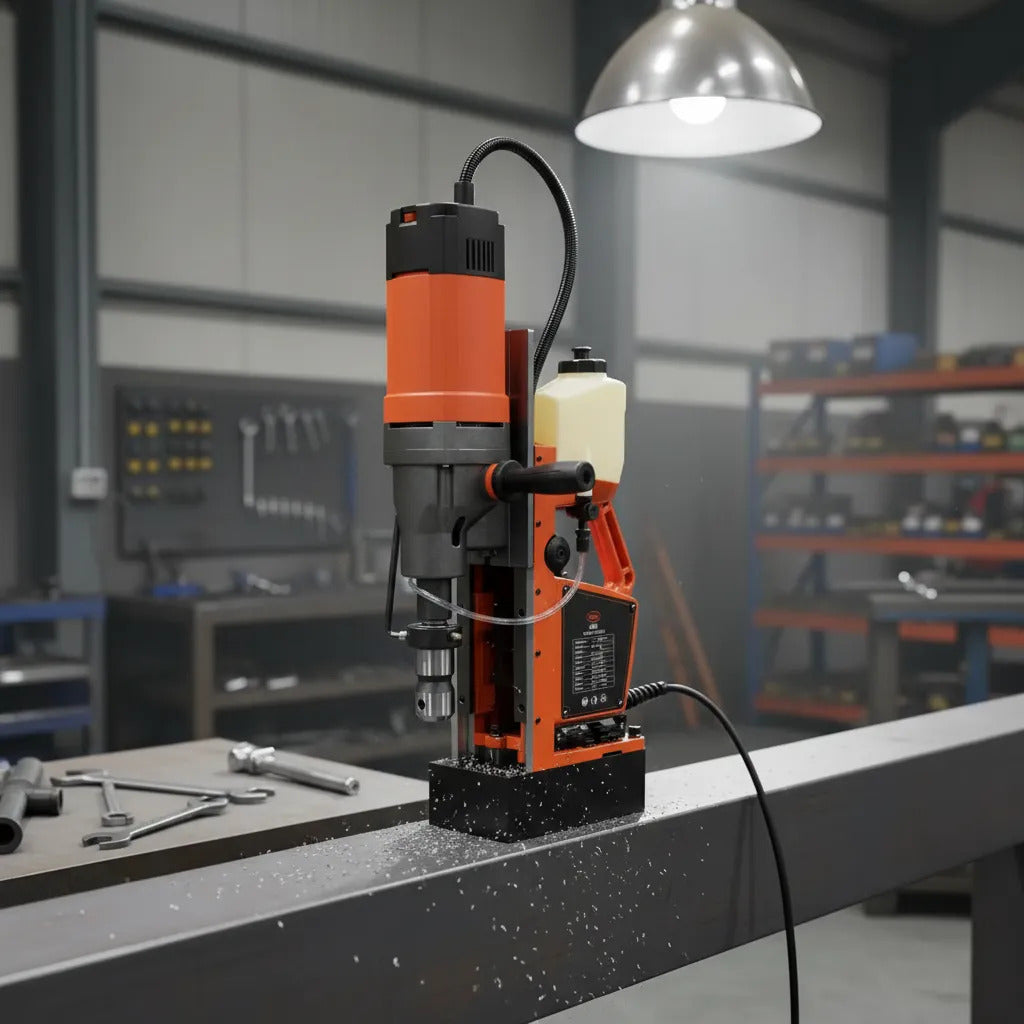 Taladro Base Magnética Industrial 1700w 12-50mm Xkp